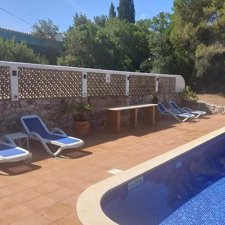 别墅 Castelo Do Mar, 3 Bedroom With Private Pool In Large Garden, 400m To And Close To Village 卡武埃鲁